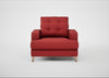 Mistral Armchair Melton Wool Red Oxide / Natural