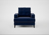 Mistral Armchair Smart Luxe Velvet Midnight / Black