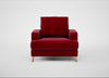 Mistral Armchair Smart Luxe Velvet Mulberry / Natural