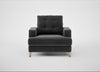 Mistral Armchair Smart Luxe Velvet Nickel / Natural