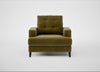 Mistral Armchair Smart Luxe Velvet Peridot / Black