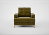 Mistral Armchair Smart Luxe Velvet Peridot / Natural