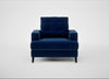 Mistral Armchair Smart Velvet Dusk / Black