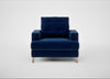 Mistral Armchair Smart Velvet Dusk / Natural