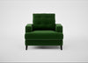 Mistral Armchair Smart Velvet Forest / Black