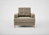 Mistral Armchair Boucle Velvet Rocky / Natural