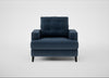 Mistral Armchair Boucle Velvet Space / Black