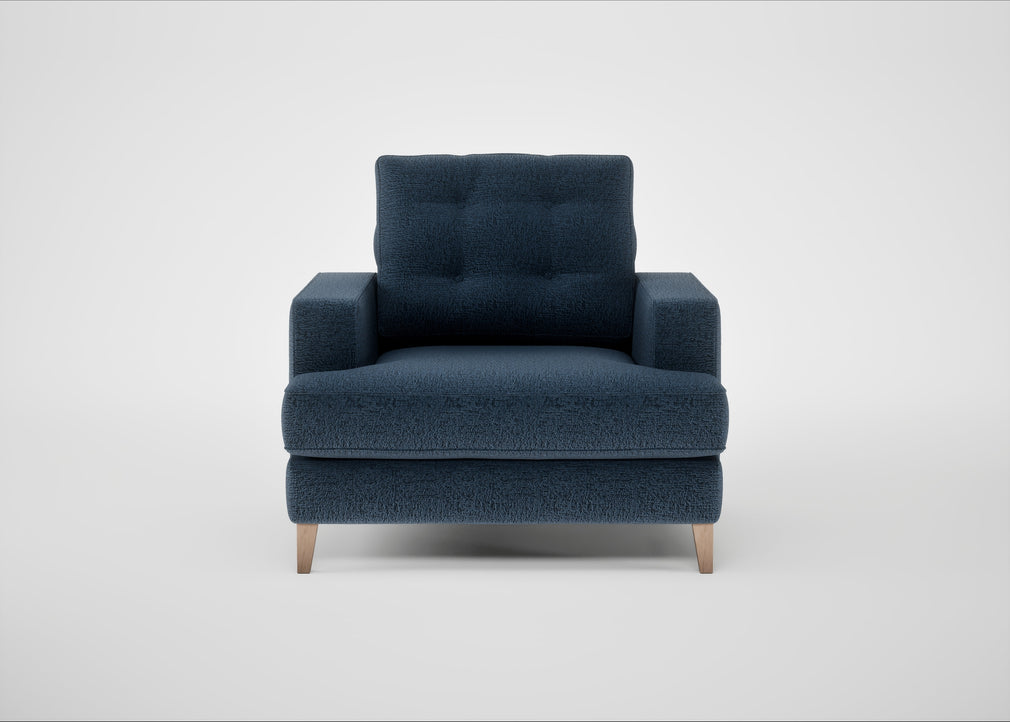 Mistral Armchair Boucle Velvet Space / Natural