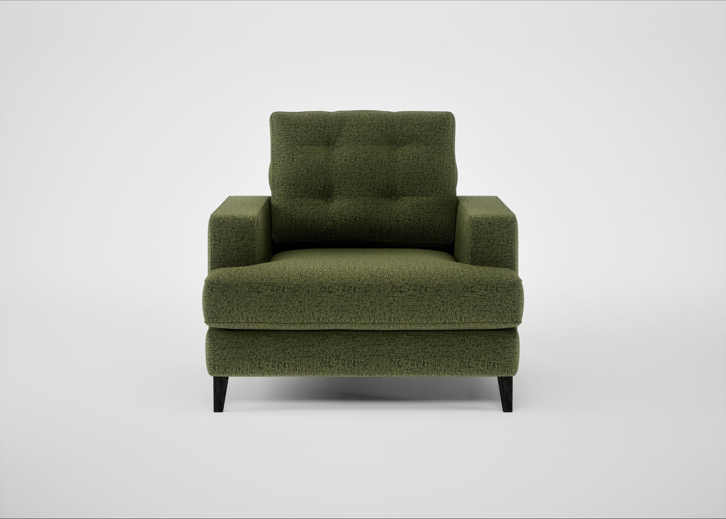 Mistral Armchair Boucle Velvet Wilder / Black