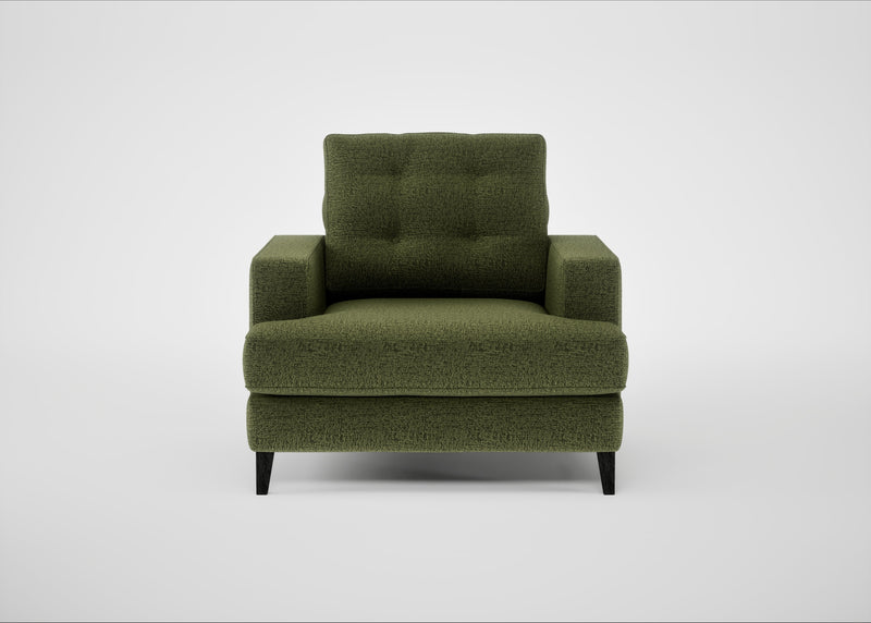 Mistral Armchair Boucle Velvet Wilder / Black