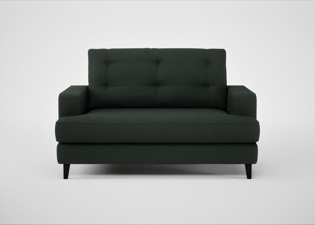 Mistral Loveseat Boucle Fern / Black