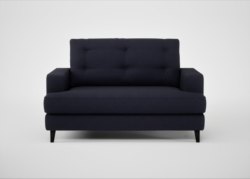 Mistral Loveseat Boucle Indigo / Black