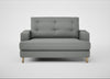 Mistral Loveseat Boucle Steel / Natural