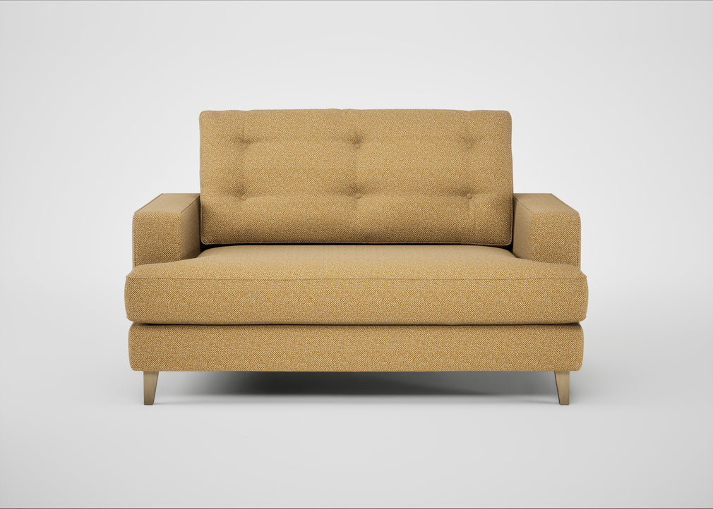 Mistral Loveseat Boucle Tweed Citrine / Natural