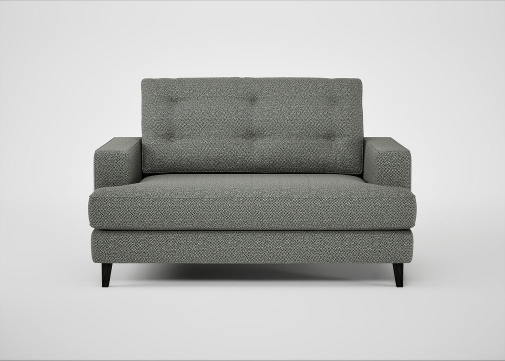 Mistral Loveseat Boucle Tweed Lapis / Black