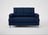 Mistral Loveseat Broad Weave Lagoon / Natural