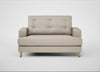 Mistral Loveseat Broad Weave Putty / Natural
