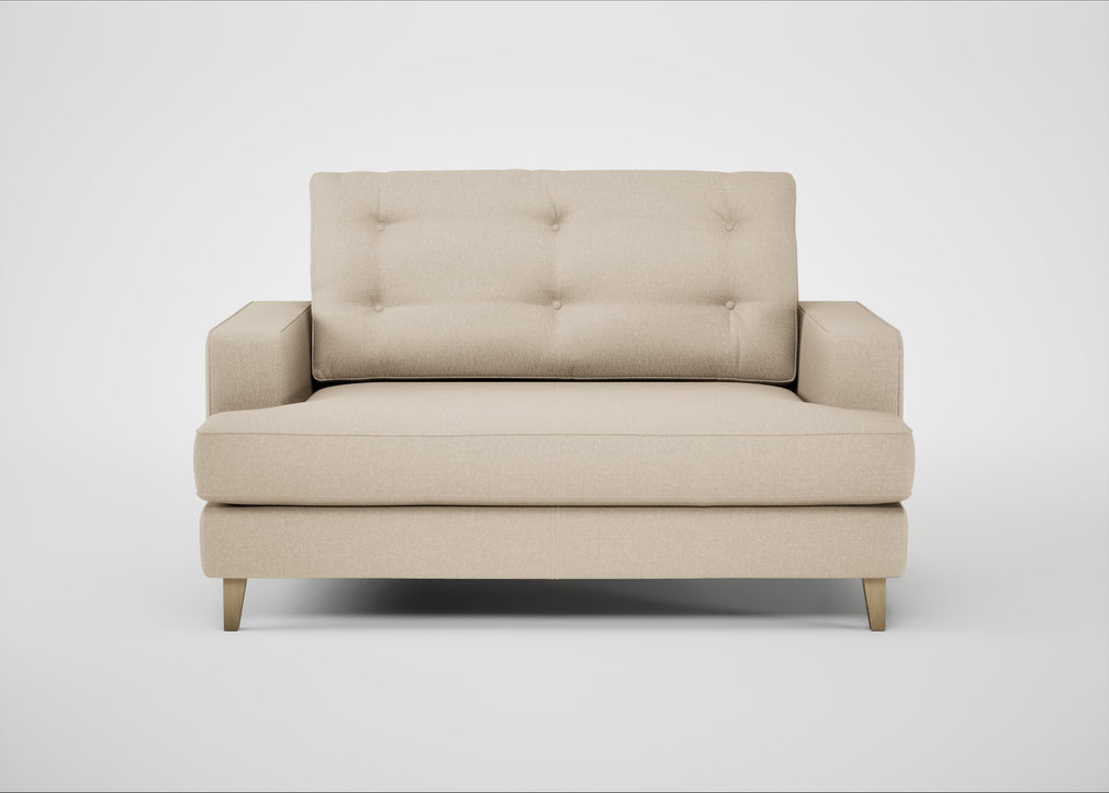 Mistral Loveseat Brushed Cotton Oat / Natural