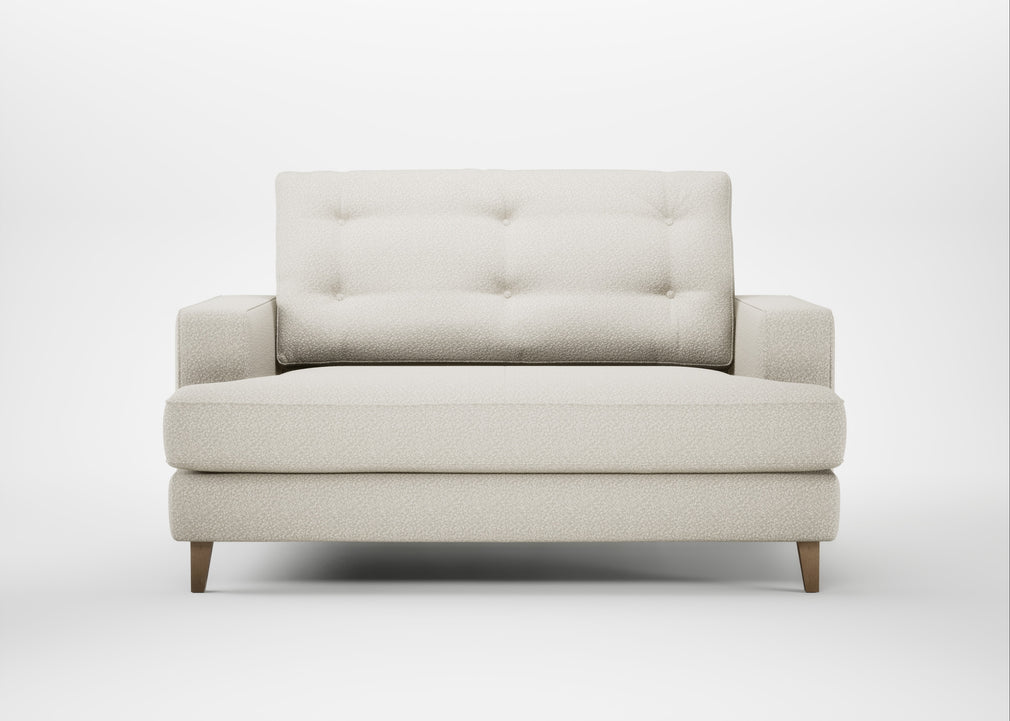 Mistral Loveseat Chunky Boucle Ecru / Natural