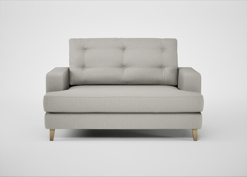 Mistral Loveseat Melton Wool Limestone / Natural