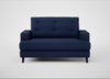 Mistral Loveseat Melton Wool New Navy / Black