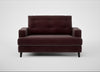 Mistral Loveseat Smart Luxe Velvet Acorn / Black