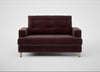 Mistral Loveseat Smart Luxe Velvet Acorn / Natural