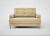Mistral Loveseat Smart Luxe Velvet Biscuit / Natural