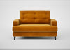 Mistral Loveseat Smart Luxe Velvet Cognac / Black