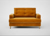 Mistral Loveseat Smart Luxe Velvet Cognac / Natural