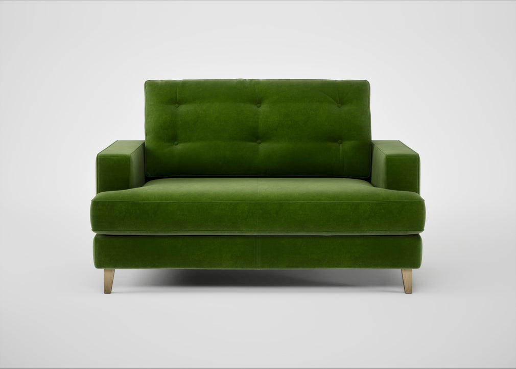 Mistral Loveseat Smart Luxe Velvet Grass / Natural