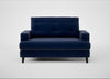 Mistral Loveseat Smart Luxe Velvet Midnight / Black