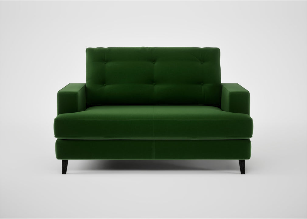 Mistral Loveseat Smart Velvet Forest / Black