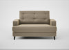 Mistral Loveseat Boucle Velvet Rocky / Black