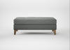 Mistral Footstool Boucle Steel / Natural