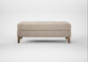 Mistral Footstool Boucle Tweed Pearl / Natural
