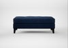 Mistral Footstool Broad Weave Lagoon / Black