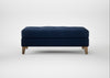 Mistral Footstool Broad Weave Lagoon / Natural