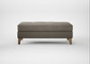 Mistral Footstool Broad Weave Pebble / Natural