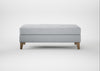 Mistral Footstool Broad Weave Tin / Natural