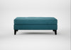 Mistral Footstool Brushed Cotton Cadet / Black