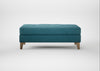 Mistral Footstool Brushed Cotton Cadet / Natural