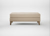 Mistral Footstool Brushed Cotton Oat / Natural