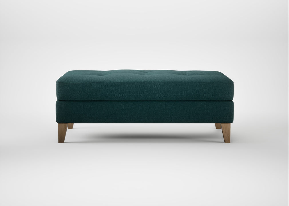 Mistral Footstool Brushed Cotton Pine / Natural
