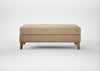 Mistral Footstool Capelo Linen-Cotton Bamboo / Natural
