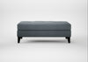 Mistral Footstool Capelo Linen-Cotton Mineral / Black