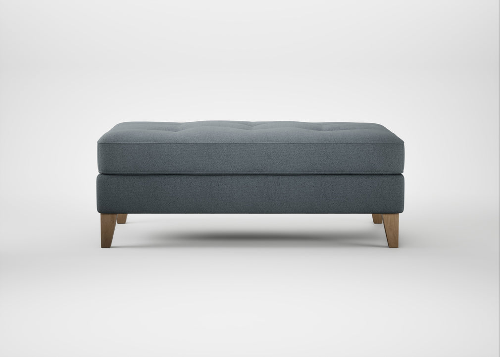 Mistral Footstool Capelo Linen-Cotton Mineral / Natural