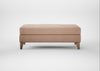 Mistral Footstool Capelo Linen-Cotton Rosedale / Natural