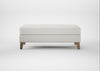 Mistral Footstool Capelo Linen-Cotton Sea Salt / Natural