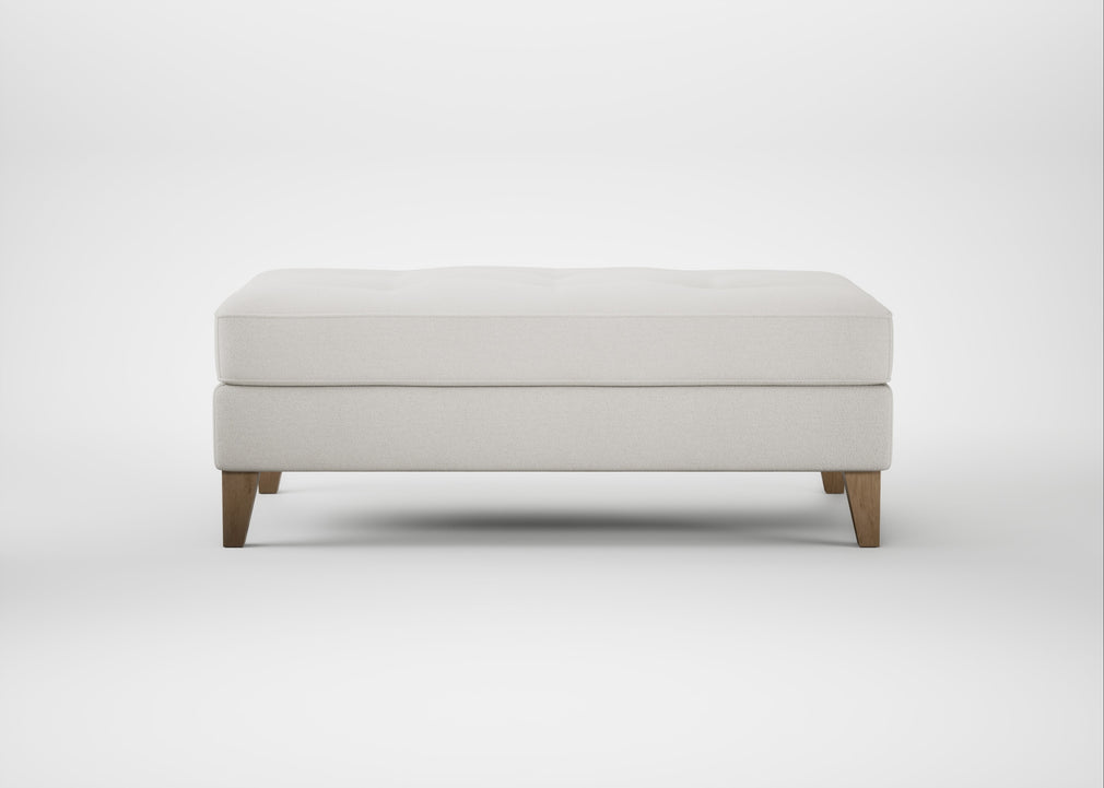 Mistral Footstool Capelo Linen-Cotton Sea Salt / Natural